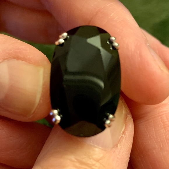 24ctw Black Spinel Ring - Picture 6 of 6